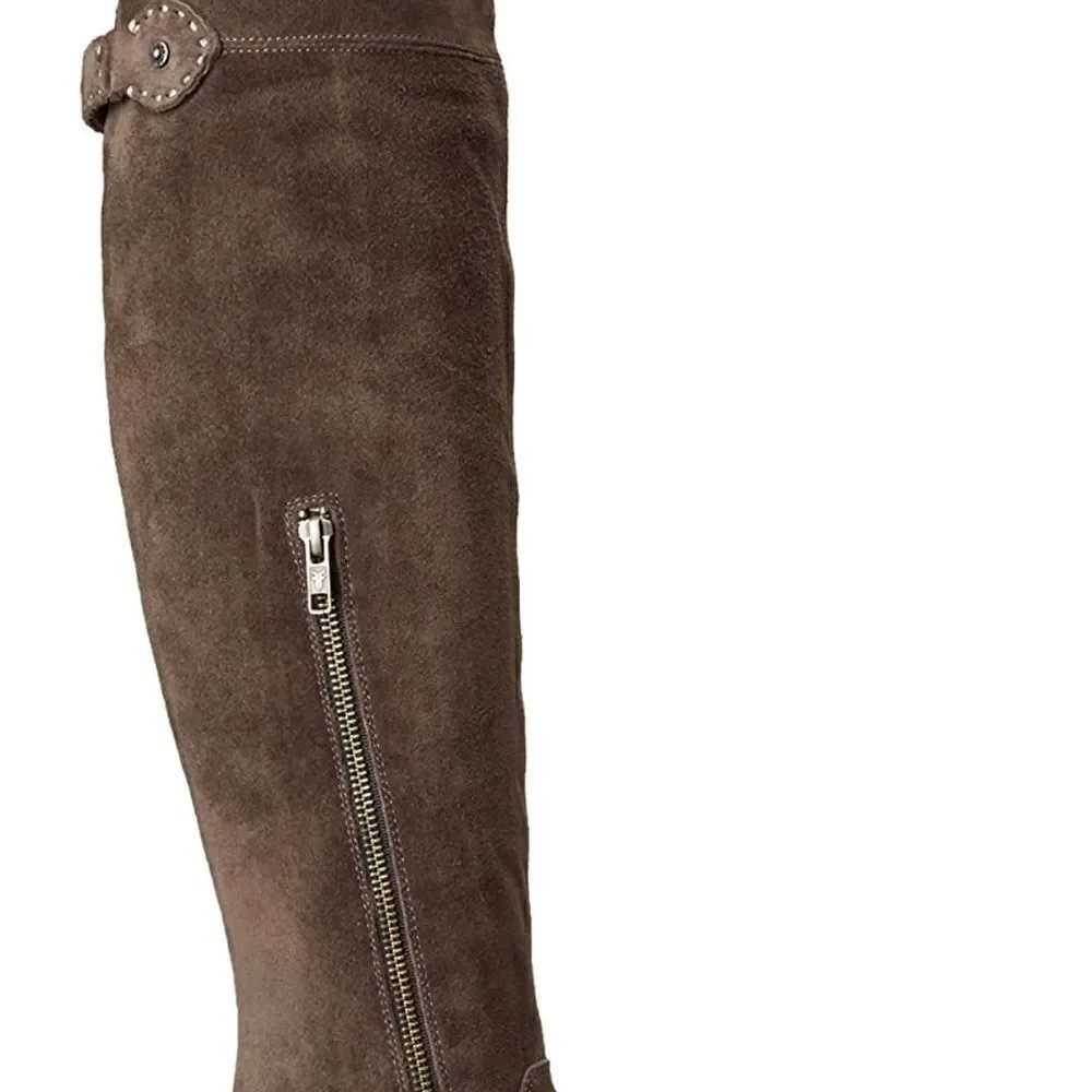 FRYE Women's Shirley Over-The-Knee Engineer Boot Size 5.5 NEW Smoke Color